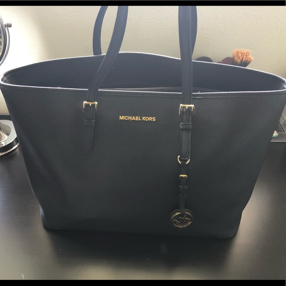 JETSET TRAVEL SAFFIAO LEATHER TOTE BAG